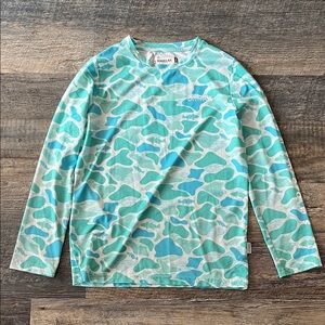 Magellan Outdoors Kids Blue and Green Rashguard